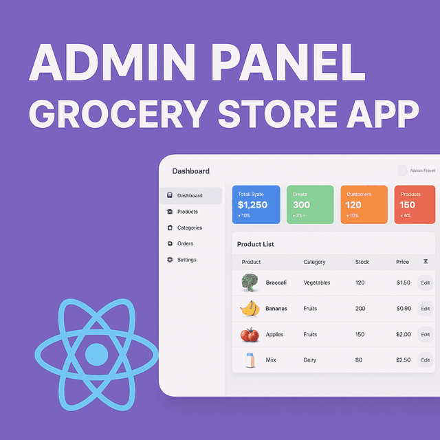 Grocery Store Admin Panel